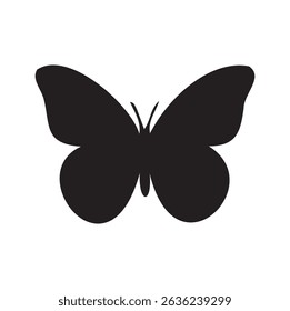 vector butterfly silhouette, silhouette of butterfly 