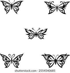 A Vector Butterfly split monogram