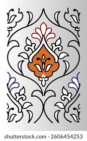 Vector butterfly tattoo design illustration, a wild symbol.