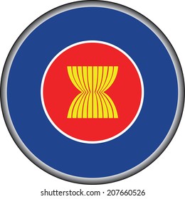 vector button of aec badge