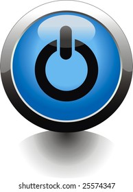 vector button aqua style for web page