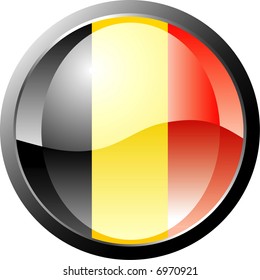 Vektortaste mit belgischer Flagge