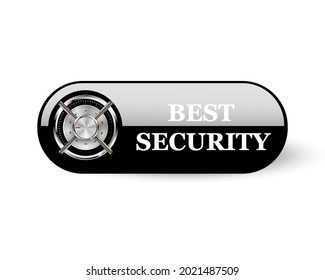 Vector button best security with 100 protection.