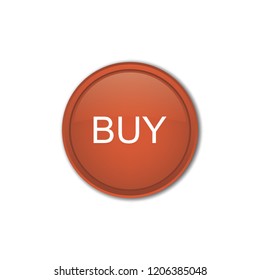 Vector button buy, web design element