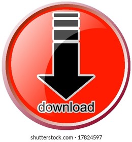 vector button download