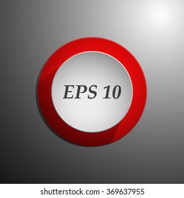 Vector button. eps 10