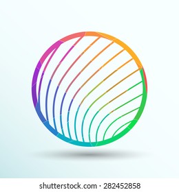 vector button glass orb disco icon round.