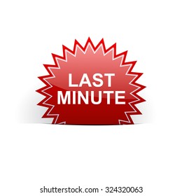 Vector button last minute