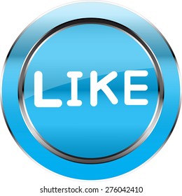 Vector Button LIKE