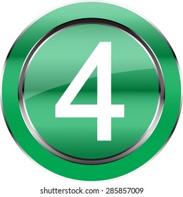 Vector button number four