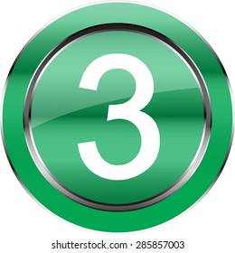 Vector button number three