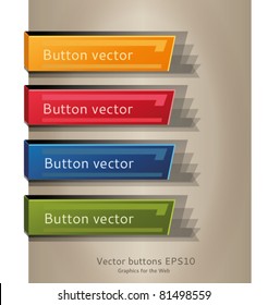 vector button web color