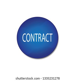 Сontract vector button, web design element