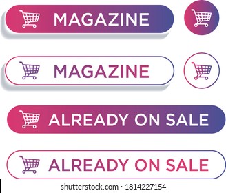 a vector button for your design is already on sale