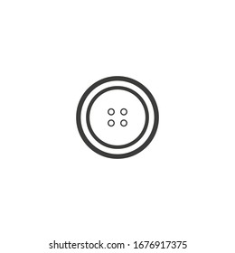 Vector button.Button for clothes on white backround.EPS10