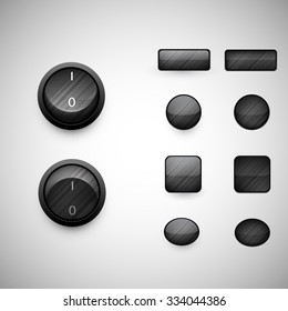 vector buttons