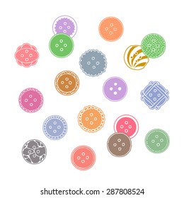 Vector buttons clip art