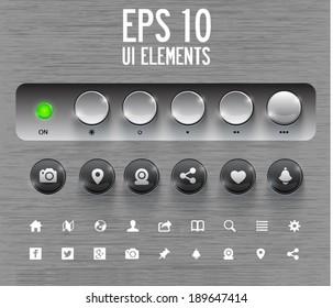 Vector buttons for Interface
