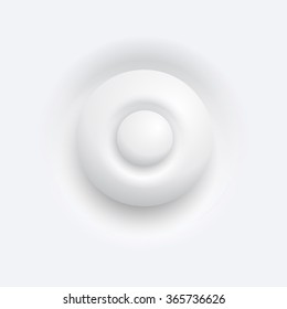Vector buttons, radio buttons, light design