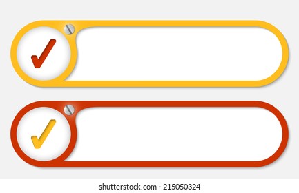 vector buttons with screw and check box