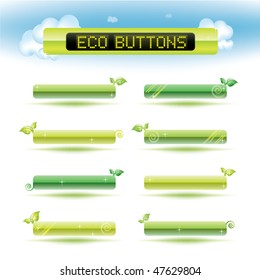 Vector buttons set vector. Web