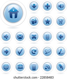 vector buttons for web and computing
