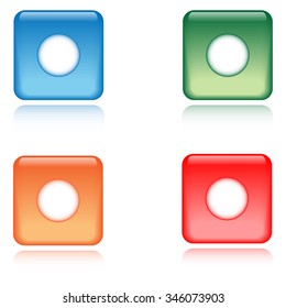 vector buttons for your web design