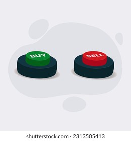 Vector buy and sell buttons choice