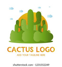 Vector of Cactus Logo