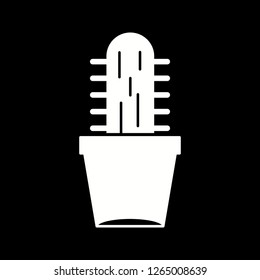 vector cactus plant icon 

