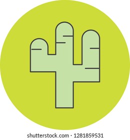 vector cactus plant icon