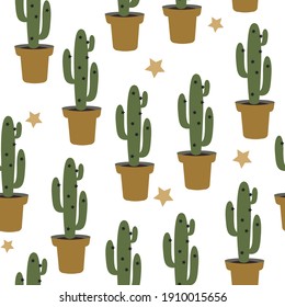 vector cactuses for design clothes, wall, toys  and other