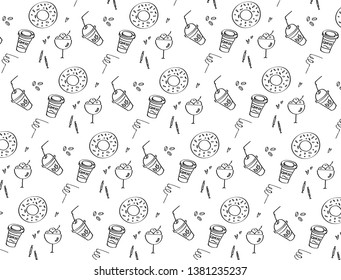 Vector cafe theme for branding and advertising