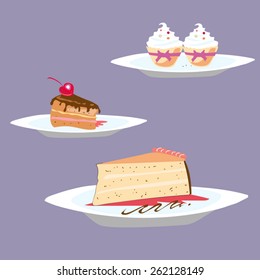 vector cake