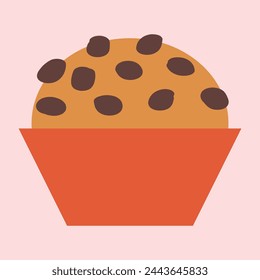 vector cake and bakery in cartoon style vector.