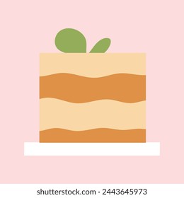 vector cake and bakery in cartoon style vector.