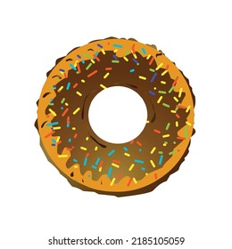 vector cake donuts with sprinkles me