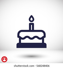  vector cake icon 