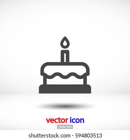  vector cake icon 
