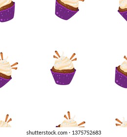 vector cake pattern