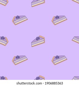 Vector cake pattern, seamless vector pattern