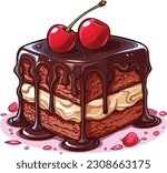 Vector Cakes and Sweets,Cartoon Cake, illustration