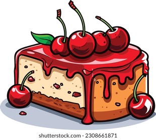 Vector Cakes and Sweets,Cartoon Cake, illustration