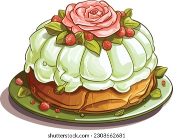 Vector Cakes and Sweets,Cartoon Cake, illustration