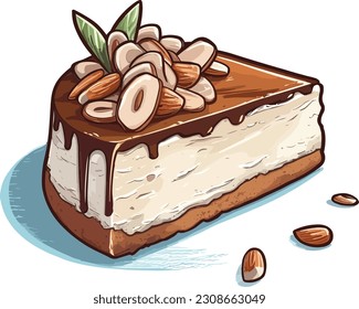 Vector Cakes and Sweets,Cartoon Cake, illustration