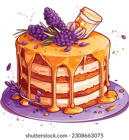 Vector Cakes and Sweets,Cartoon Cake, illustration