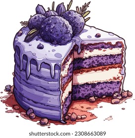 Vector Cakes and Sweets,Cartoon Cake, illustration