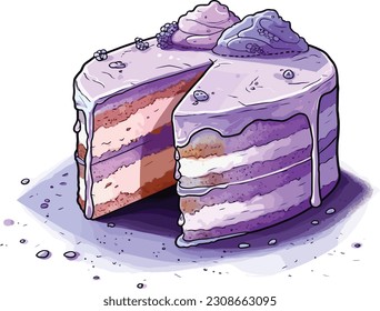 Vector Cakes and Sweets,Cartoon Cake, illustration