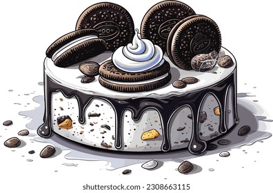 Vector Cakes and Sweets,Cartoon Cake, illustration