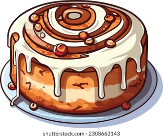 Vector Cakes and Sweets,Cartoon Cake, illustration